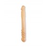 Charmly Toy Διπλό Dildo Charmly Toy 25.4cm Μπεζ Διπλά