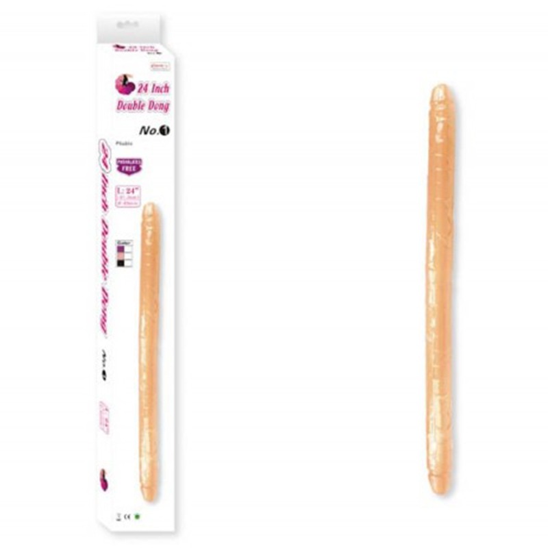 Διπλό Dildo Charmly Toy N1 61cm Μπεζ Charmly Toy Διπλό Dildo Charmly Toy N1 61cm Μπεζ Διπλά