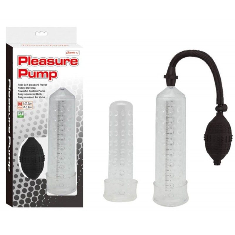 Charmly Toy Μεγεθυντής Πέους Charmly Toy Pleasure Pump Διαφανής Μεγεθυντές Πέους