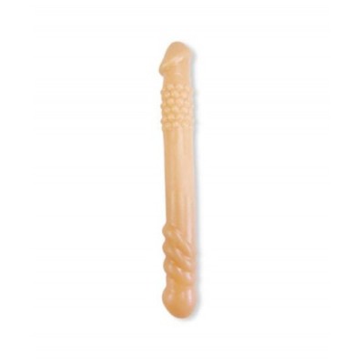 Διπλό Dildo Charmly Toy 25.4cm Μπεζ