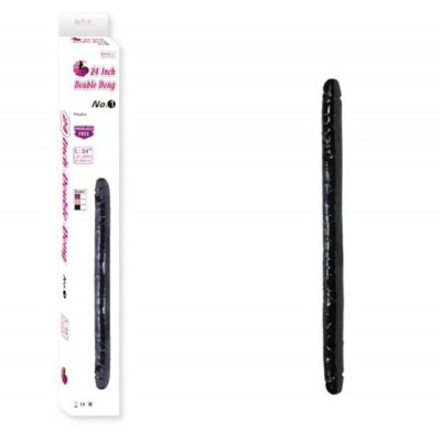 Double Dildo Charmly Toy N1 61cm Black