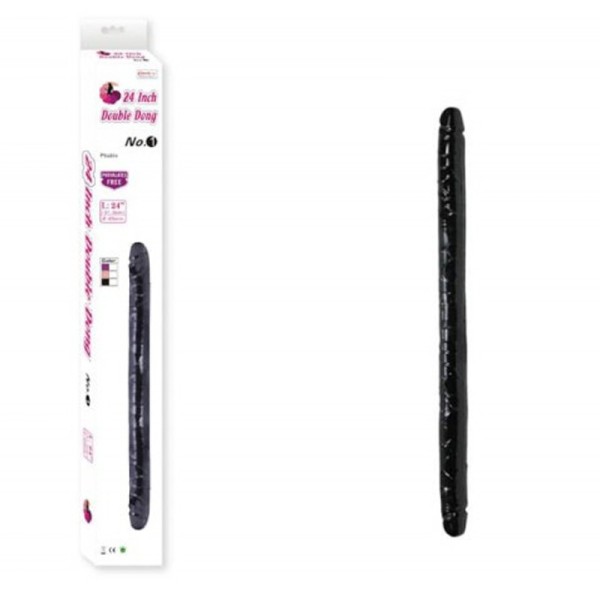 Double Dildo Charmly Toy N1 61cm Black