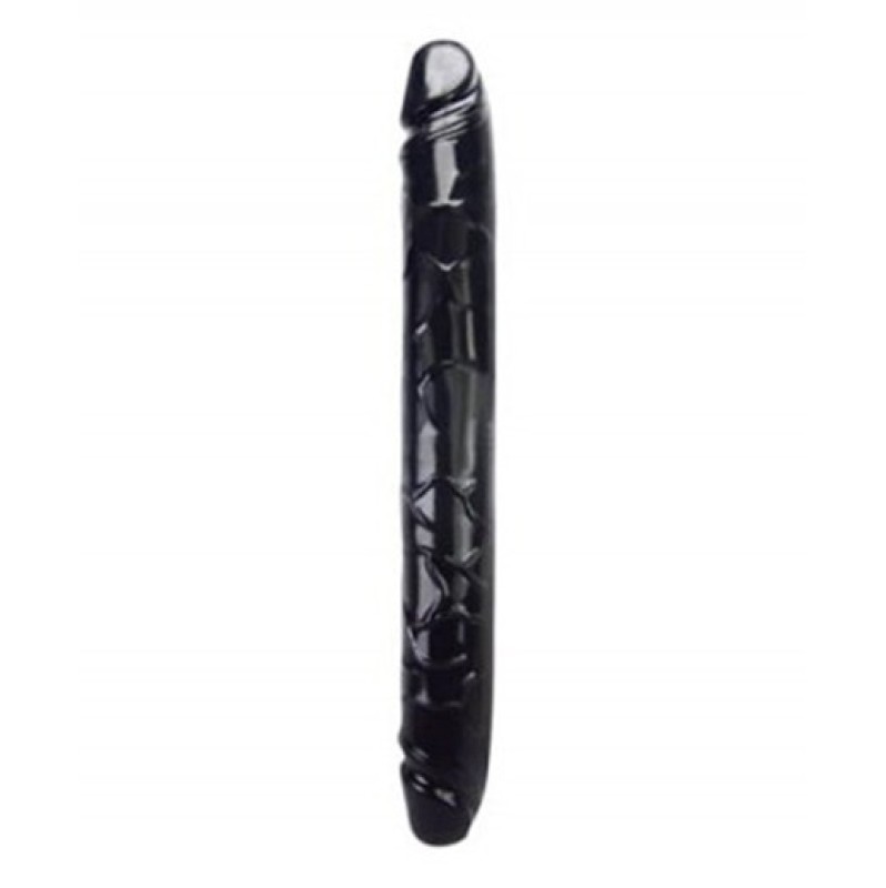 Double Dildo Charmly Toy Pliable 33cm Black