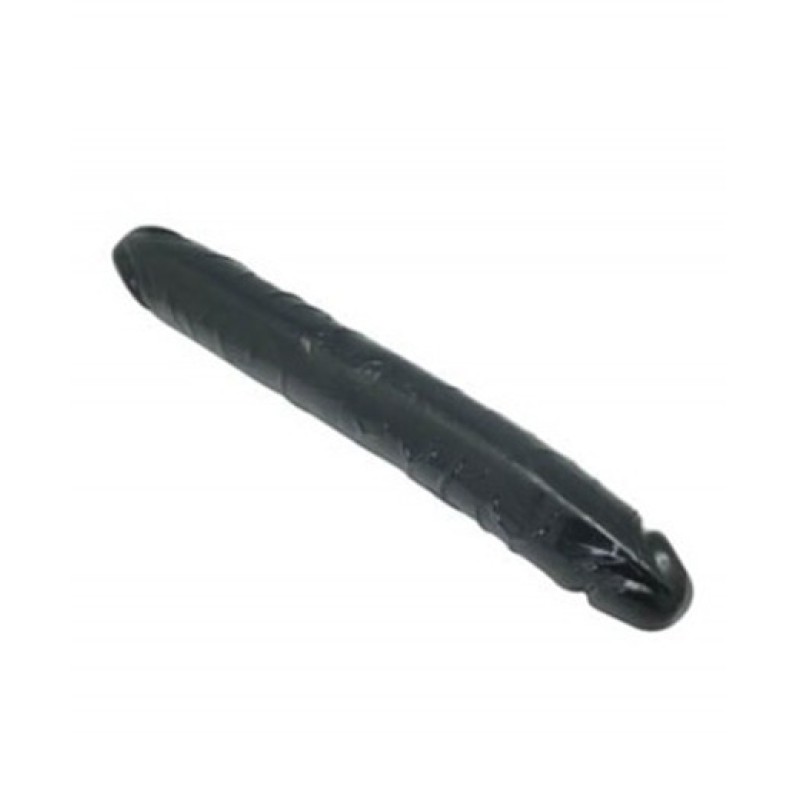 Διπλό Dildo Charmly Toy Pliable 33cm Μαύρο