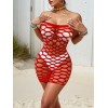 Seamless Minidress 4384 Chilirose Red Mini Dress Matilda Red