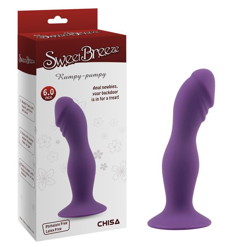 Πρωκτικό Dildo Με Βεντούζα Chisa Rumpy Pumpy 15cm Μοβ Chisa Πρωκτικό Dildo Με Βεντούζα Chisa Rumpy Pumpy 15cm Μοβ Dildos