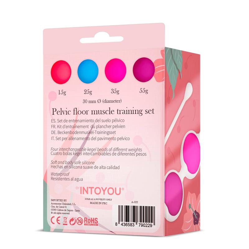 Chisa Κολπικές Μπάλες InoYou Adalet Kit 4 Kegel Balls Λευκό Κολπικές Μπίλιες