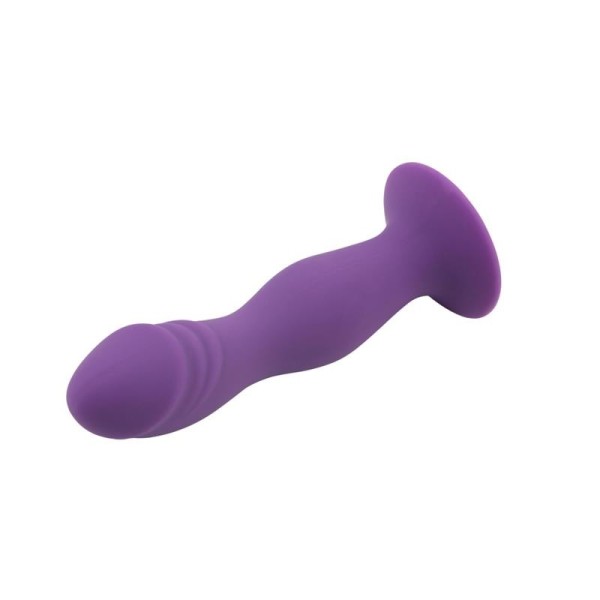 Πρωκτικό Dildo Με Βεντούζα Chisa Rumpy Pumpy 15cm Μοβ