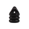 Chisa Cock And Ball Ring Chisa Triangle Black Cock Rings