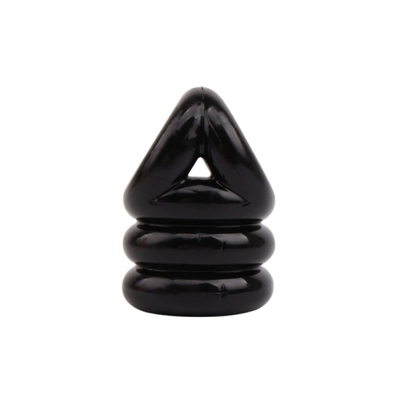 Chisa Cock And Ball Ring Chisa Triangle Black Cock Rings