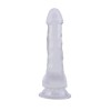 Chisa Jelly Dildo Chisa Hi-Rubber 19.5cm Διαφανές Jelly