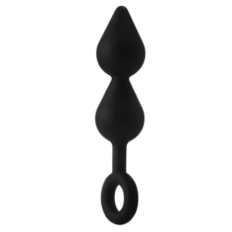 Πρωκτική Σφήνα XLarge Dreamtoys Fantasstic Double Drop Μαύρη Πρωκτική Σφήνα XLarge Dreamtoys Fantasstic Double Drop Μαύρη