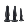 Butt Plug Set Toyz4lovers Happy Set Black Toyz4lovers Butt Plug Set Toyz4lovers Happy Set Black Non-Vibrating butt plugs