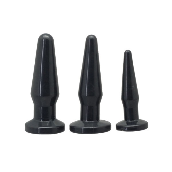 Πρωκτικές Σφήνες Σετ Toyz4lovers Happy Set Μαύρο