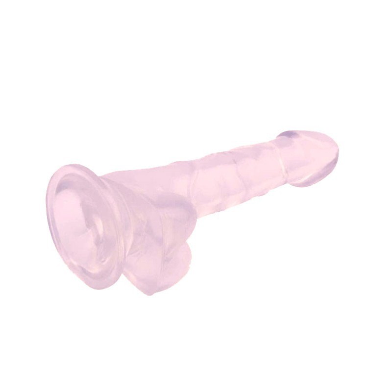 Jelly Dildo Chisa Hi-Rubber 19.5cm Baby Pink