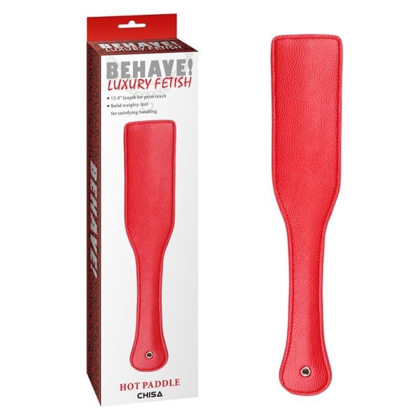 PU Leather Paddle Spanking Hot Chisa Red PU Leather Paddle Spanking Hot Chisa Red