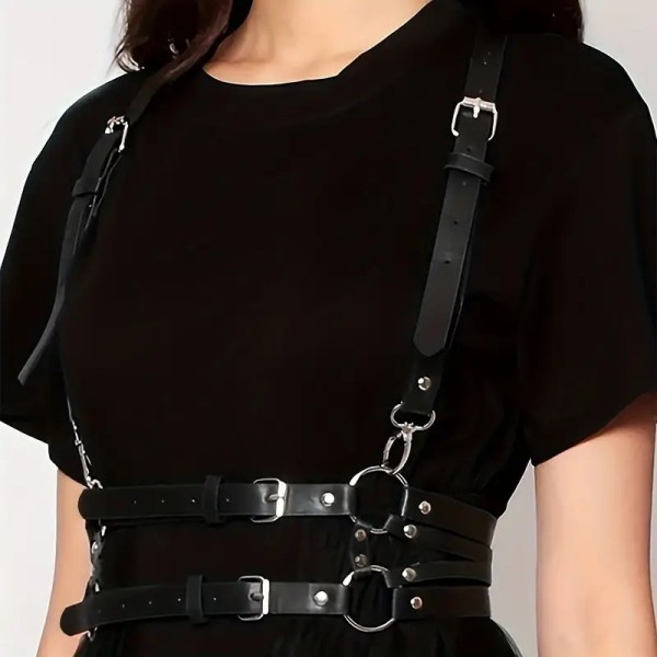 Ρυθμιζόμενο Harness Top Μαύρο Ρυθμιζόμενο Harness Top Μαύρο