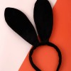 Headband with Bunny Ears Black Headband with Bunny Ears Black