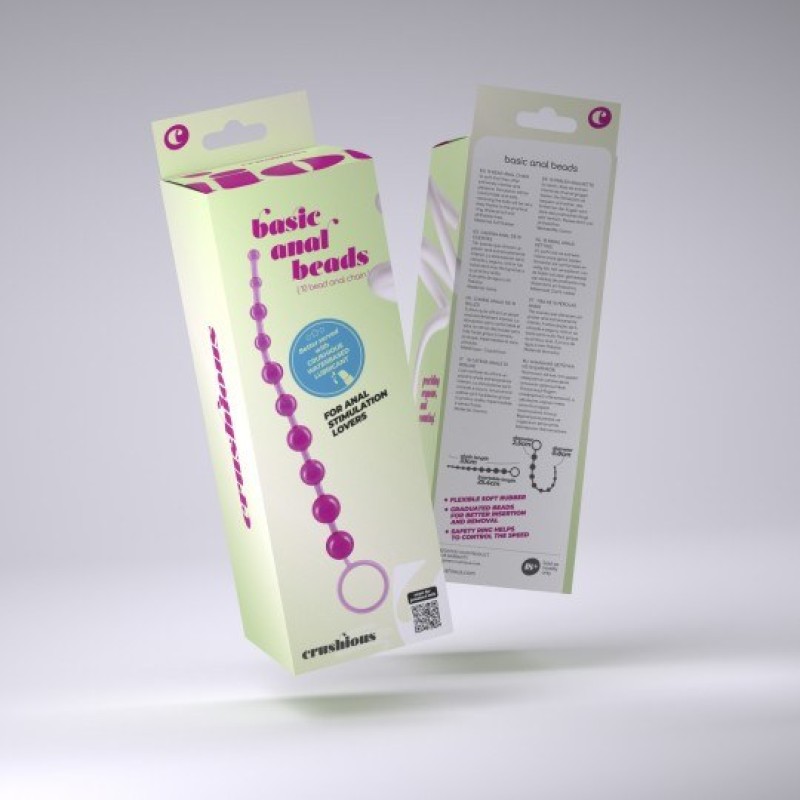 Crushious Anal Beads Crushious Basic Pink Anal Balls