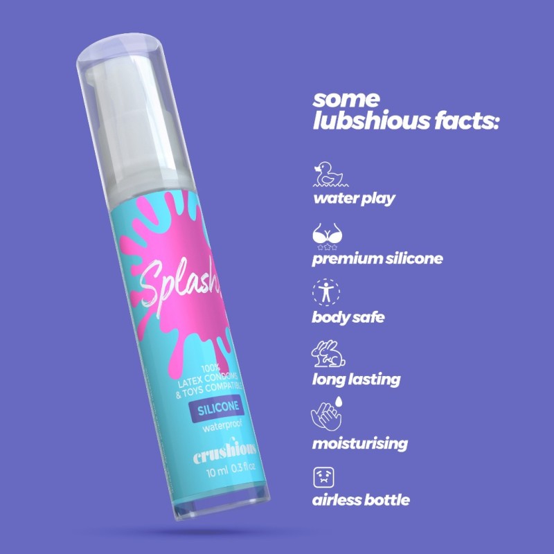 Crushious Λιπαντικό Σιλικόνης Crushious Splash 10ml Σιλικόνης