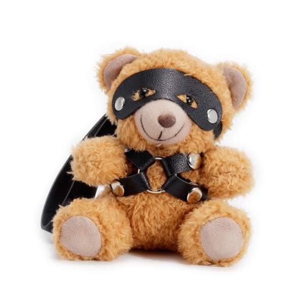 Crushito Harness Fetish Teddy Bear Keychain