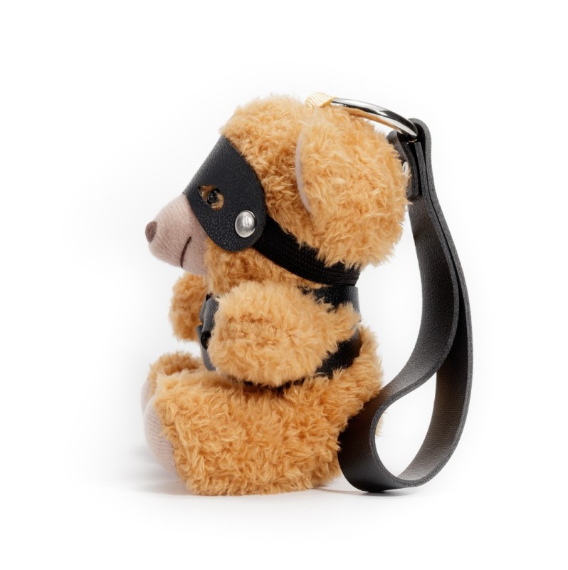 Crushito Harness Fetish Teddy Bear Keychain