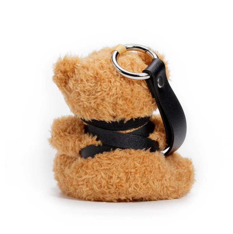 Crushito Harness Fetish Teddy Bear Keychain