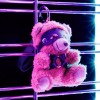 Crushito Harness Fetish Teddy Bear Keychain