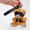Crushito Harness Fetish Teddy Bear Keychain