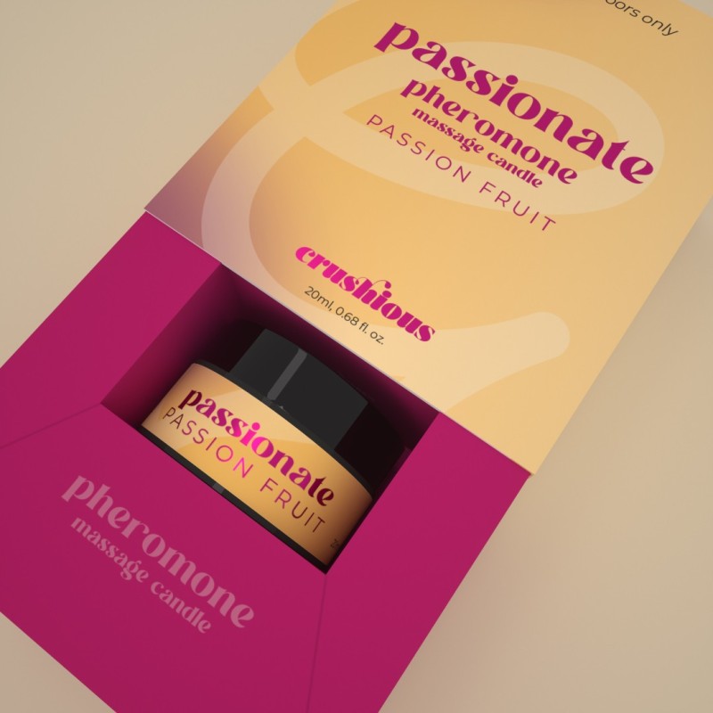 Crushious Κερί Μασάζ με Φερομόνες Crushious Passionate Έλαια & Κεριά Μασάζ