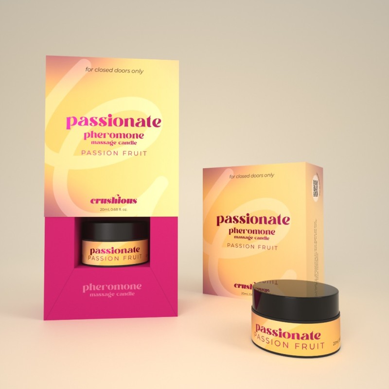 Crushious Κερί Μασάζ με Φερομόνες Crushious Passionate Έλαια & Κεριά Μασάζ