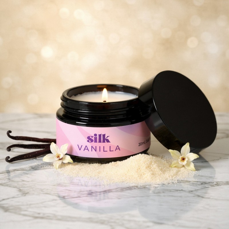 Crushious Κερί Μασάζ με Φερομόνες Crushious Silk Έλαια & Κεριά Μασάζ