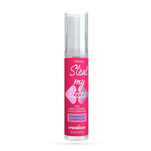 Water Based Lubricant Crushious Steal My Kisses Strawberry Champagne 10ml