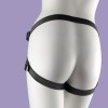 Strap-on Harness with Silicone Rings Crushious Snap Black Crushious Strap-on Harness with Silicone Rings Crushious Snap Black Women's Strap-On