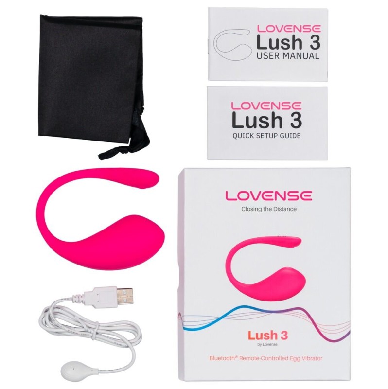Δονούμενο Αυγό Lovesense Lush 3 Ροζ