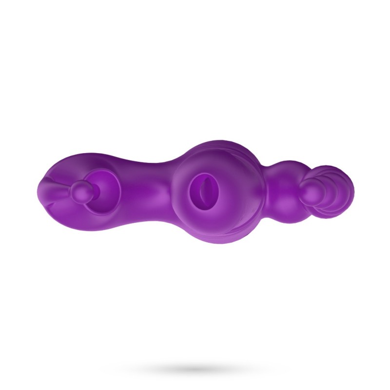 Rabbit Triple Vibrator with Suction and Thrusting Crushious Wrangler Purple Crushious Rabbit Triple Vibrator with Suction and Thrusting Crushious Wrangler Purple Rabbit