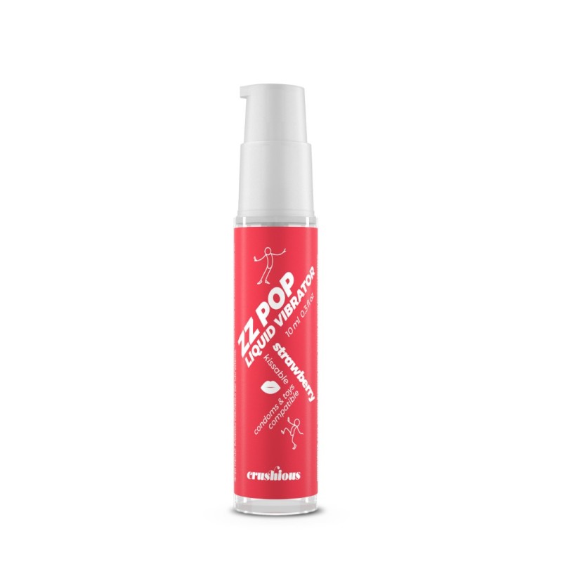 Crushious Water Based Lubricant Crushious ZZ Pop Strawberry 10ml Water Based
