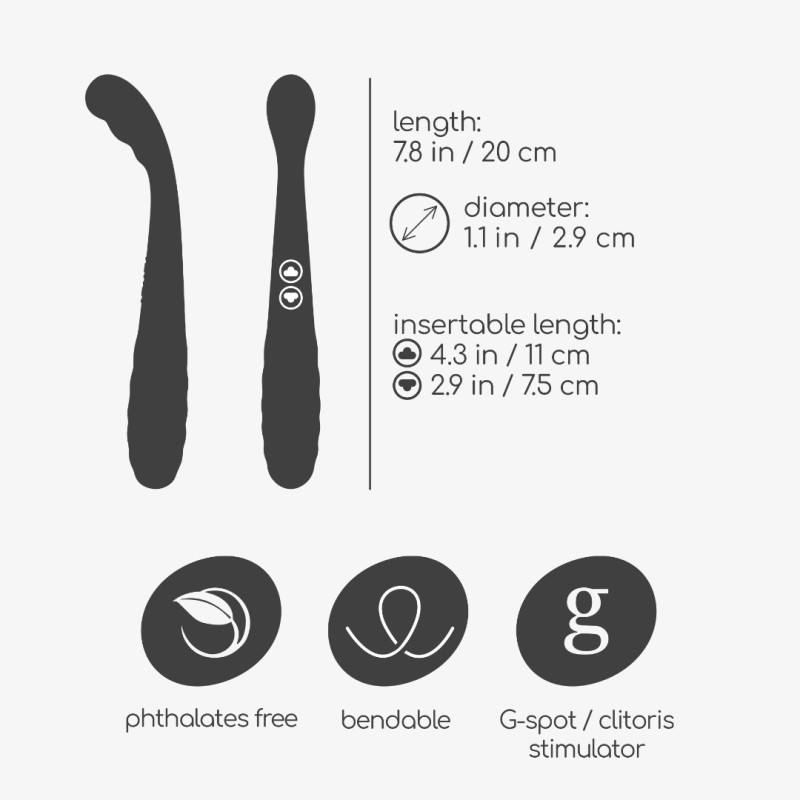 Crushious Δονητής G-Spot Crushious Pixel Dual Ροζ G-Spot