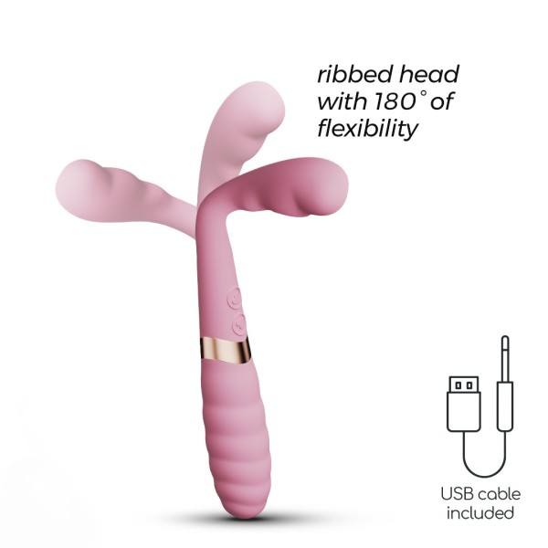 Δονητής G-Spot Crushious Pixel Dual Ροζ Δονητής G-Spot Crushious Pixel Dual Ροζ
