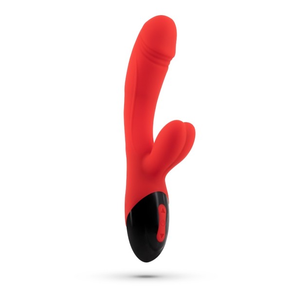 Δονητής Rabbit Crushious Dare Dong Κόκκινος Δονητής Rabbit Crushious Dare Dong Κόκκινος