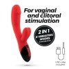 Crushious Δονητής Rabbit Crushious Dare Dong Κόκκινος Rabbit