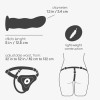 Strap-On Set Crushious Snapper 12.5cm Black Crushious Strap-On Set Crushious Snapper 12.5cm Black Women's Strap-On