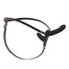 Crushious Vibrating Double Strap-On Crushious Labionda 15.5cm Black Women's Strap-On