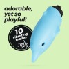 Crushious Μίνι Δονητής Crushious O-Pet Dolphin Γαλάζιο Μίνι