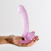 Crushious Πρωκτικό Jelly Dildo Crushious Hudini 17.5cm Μοβ Jelly