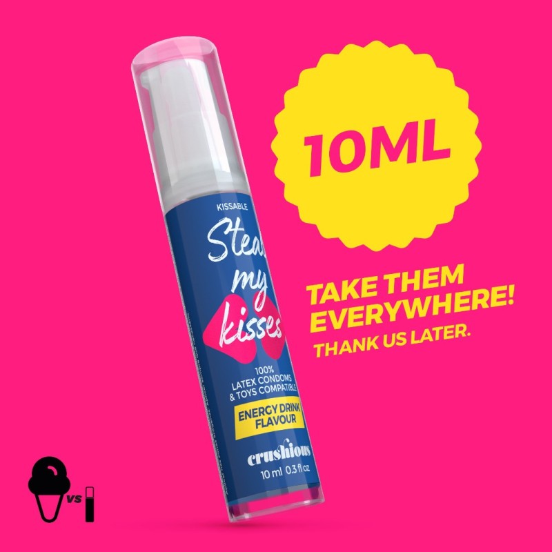 Crushious Λιπαντικό Νερού Με Γεύση Energy Drink Crushious Steal My Kisses 10ml Νερού