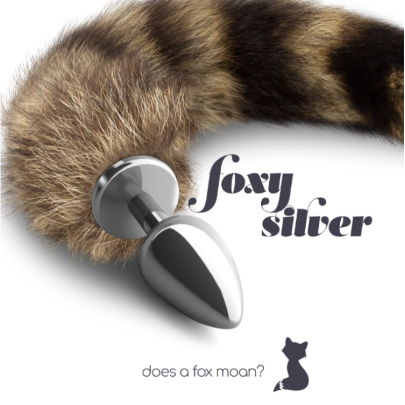 Crushious Metal Butt Plug with Tail Crushious Foxy Delight Brown Non-Vibrating butt plugs