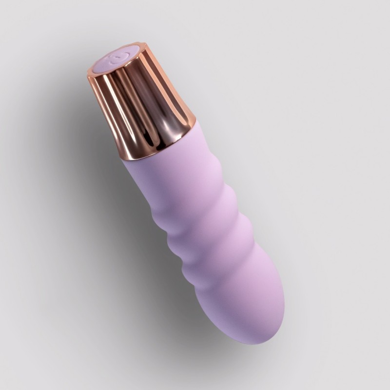 Crushious Bullet Vibrator Crushious Mellow Bubbles Mini Purple Bullet