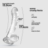 Crushious Πρωκτικό Jelly Dildo Crushious Hudini 17.5cm Διαφανές Jelly