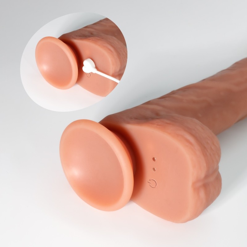 Realistic Thrusting Vibrator With Suction Cup Crushious Inviktus Vibe 9 23cm Nude Crushious Realistic Thrusting Vibrator With Suction Cup Crushious Inviktus Vibe 9 23cm Nude Realistic